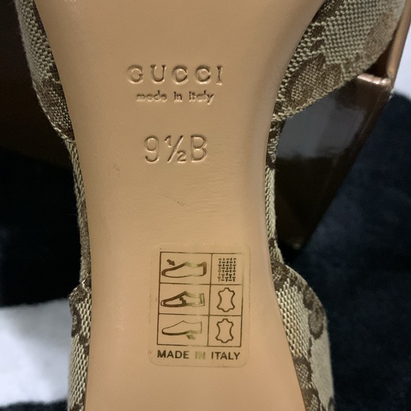 Gucci Monogram High Heels - Picture 6 of 9